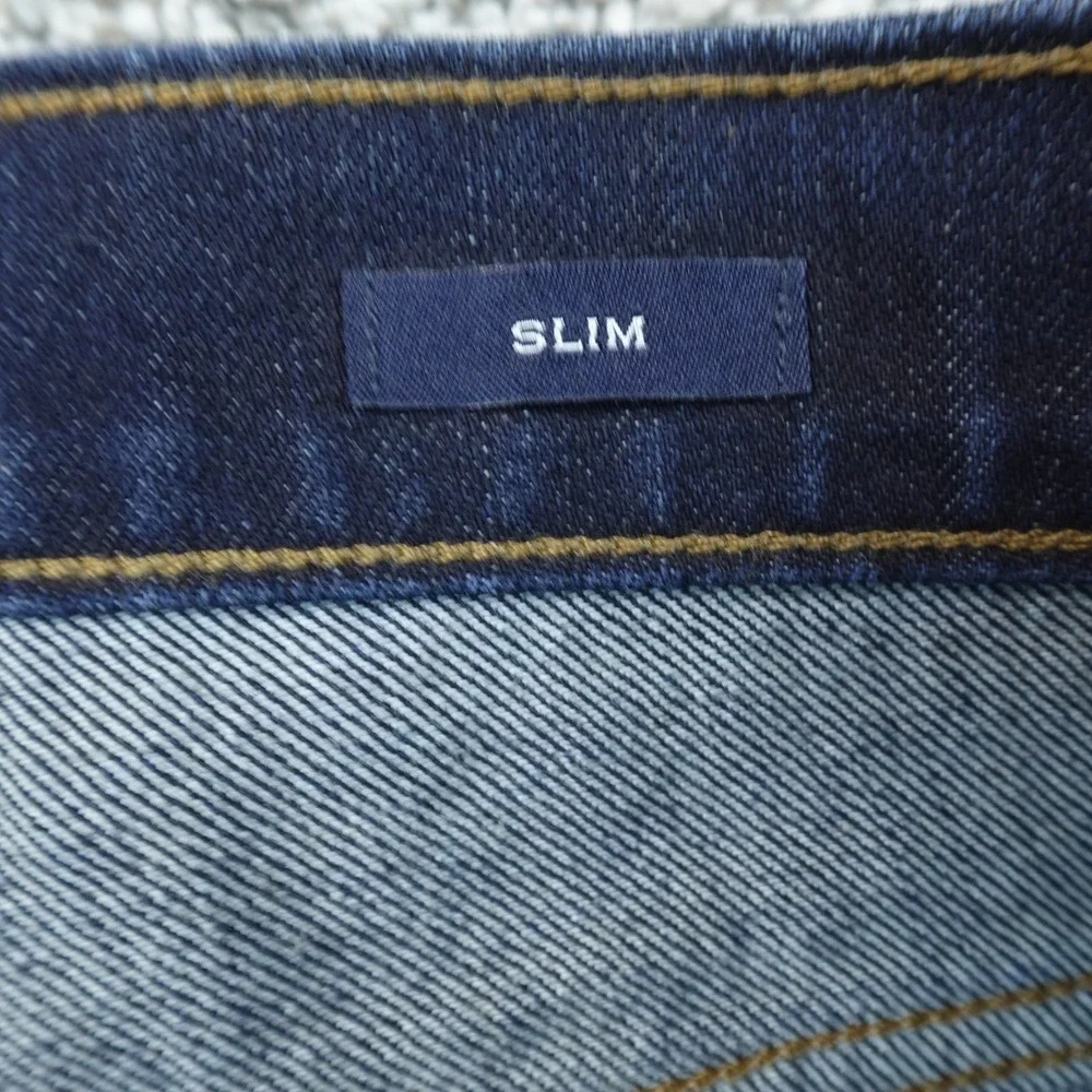 J Crew  Jeans Mens 31X30 Dark Blue Denim Pants Slim Straight Stretch Flex Preppy